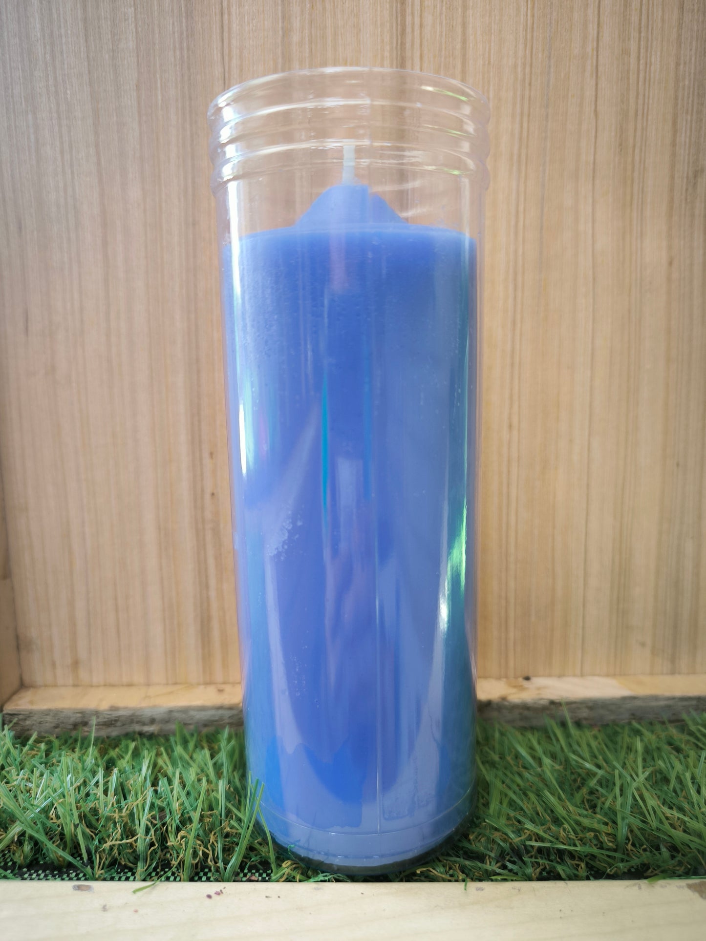 Velón Liso Azul
