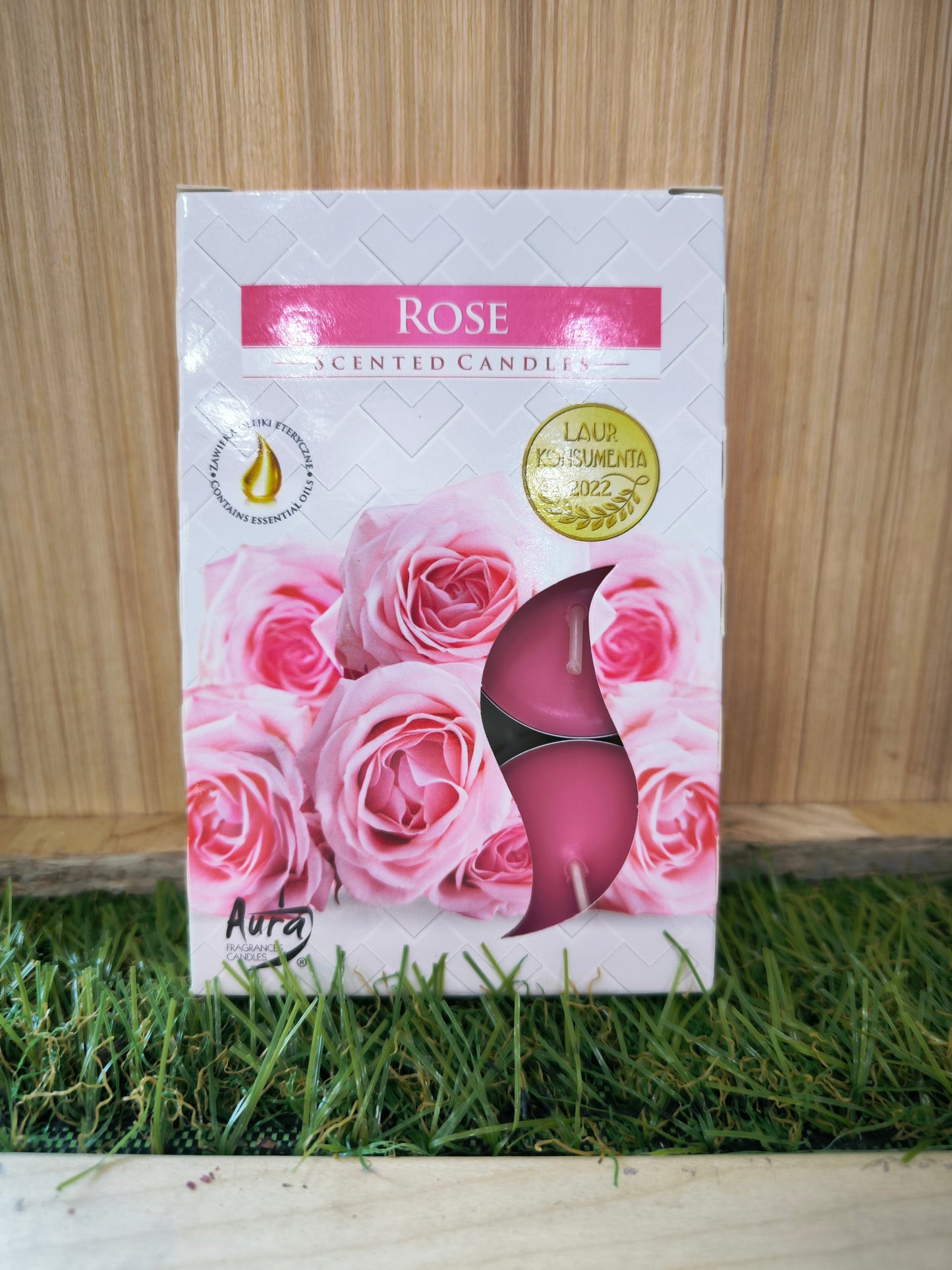 Velas De Té 6 Und Rosa