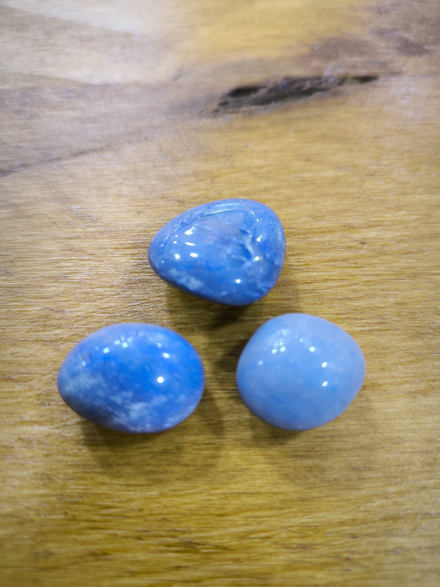 Mineral Rodado De Cuarzo Azul