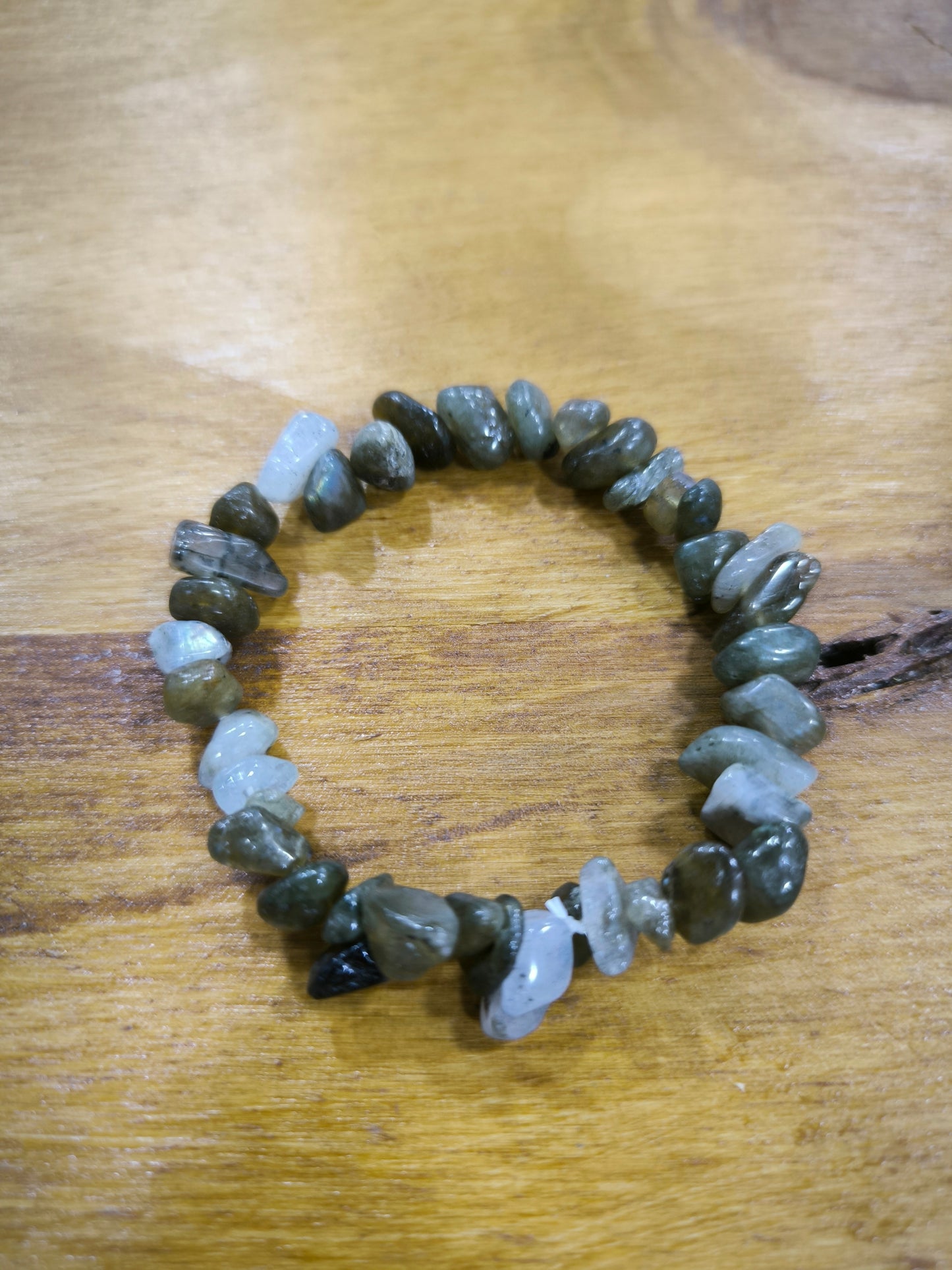 Pulsera De Chips De Labradorita