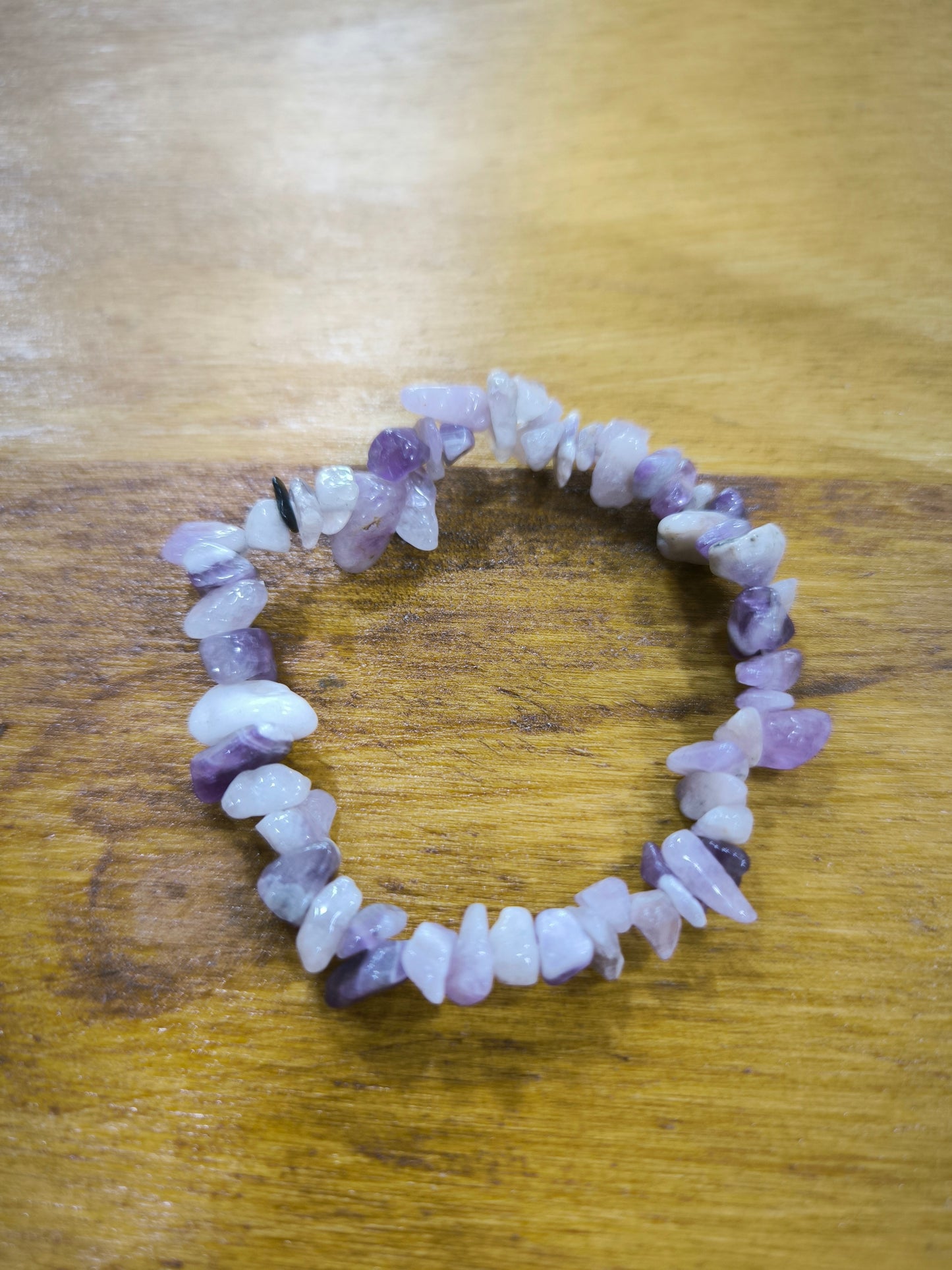 Pulsera De Chips De Amatista