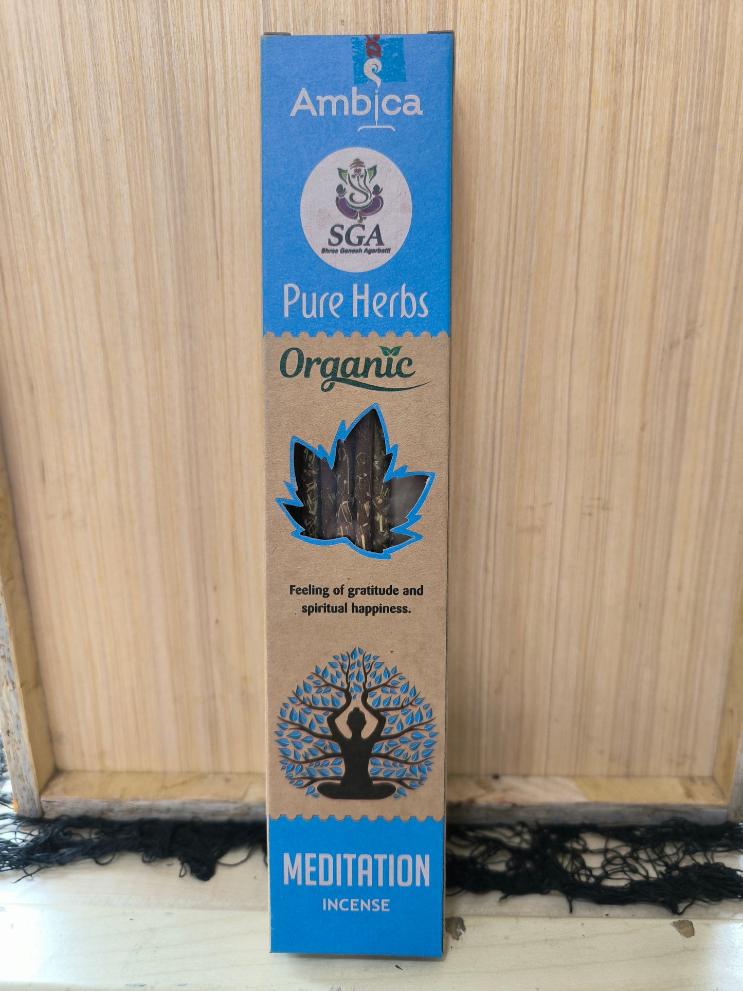 Incienso Orgánico De Meditación