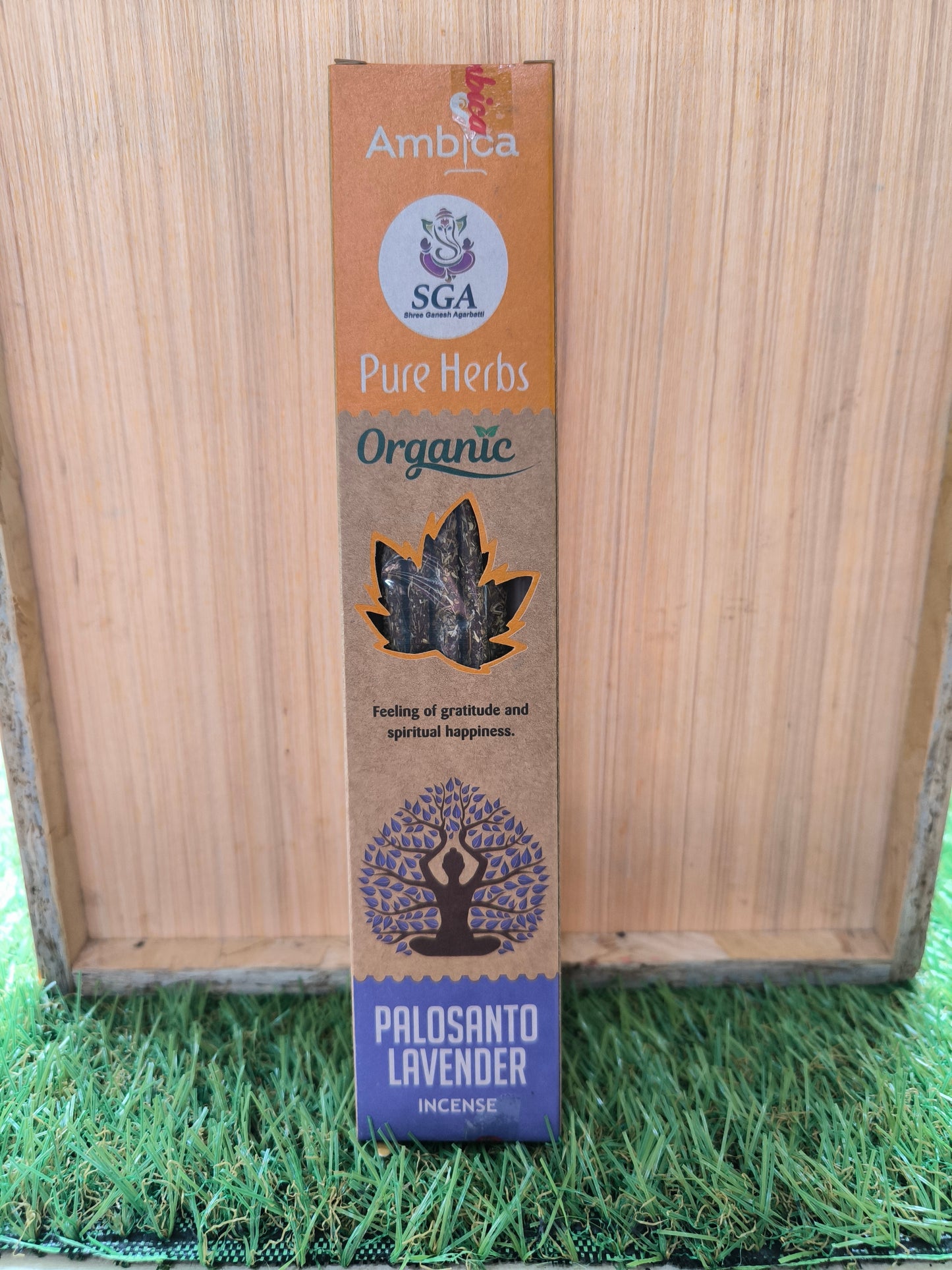 Incienso Orgánico De Palo Santo Y Lavanda