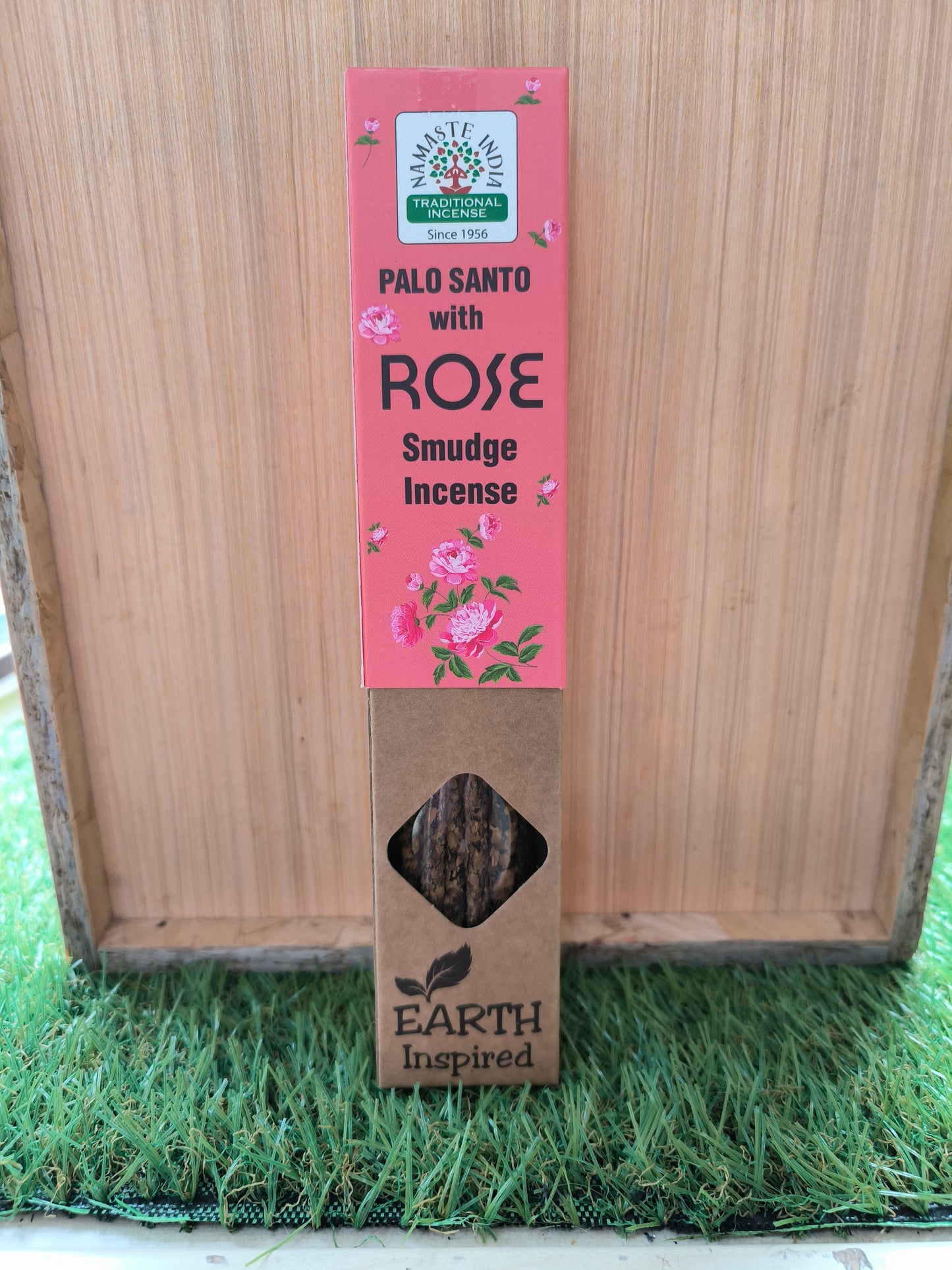 Incienso Orgánico De Palo Santo Y Rosa