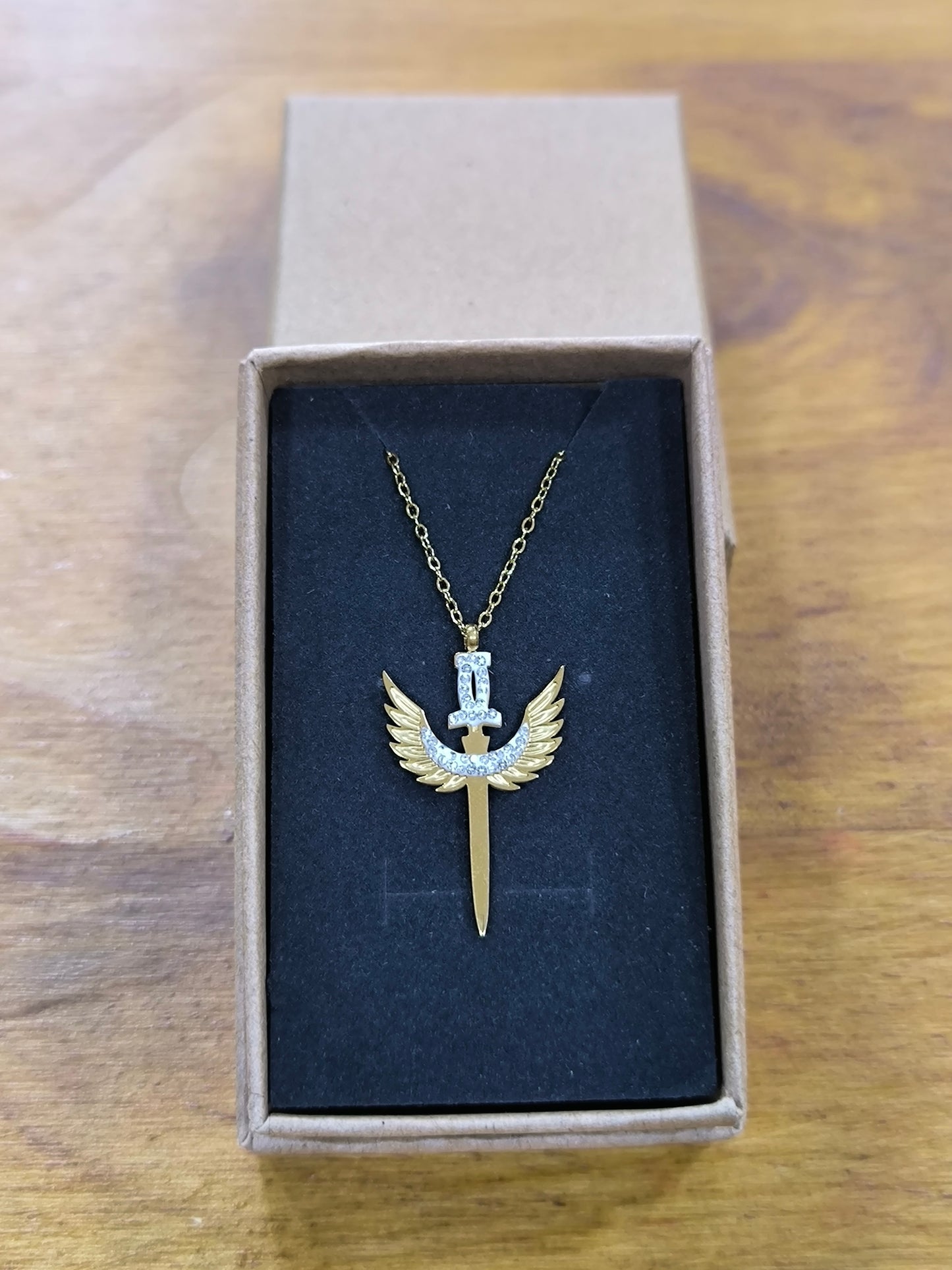 Colgante Espada Arcángel Miguel