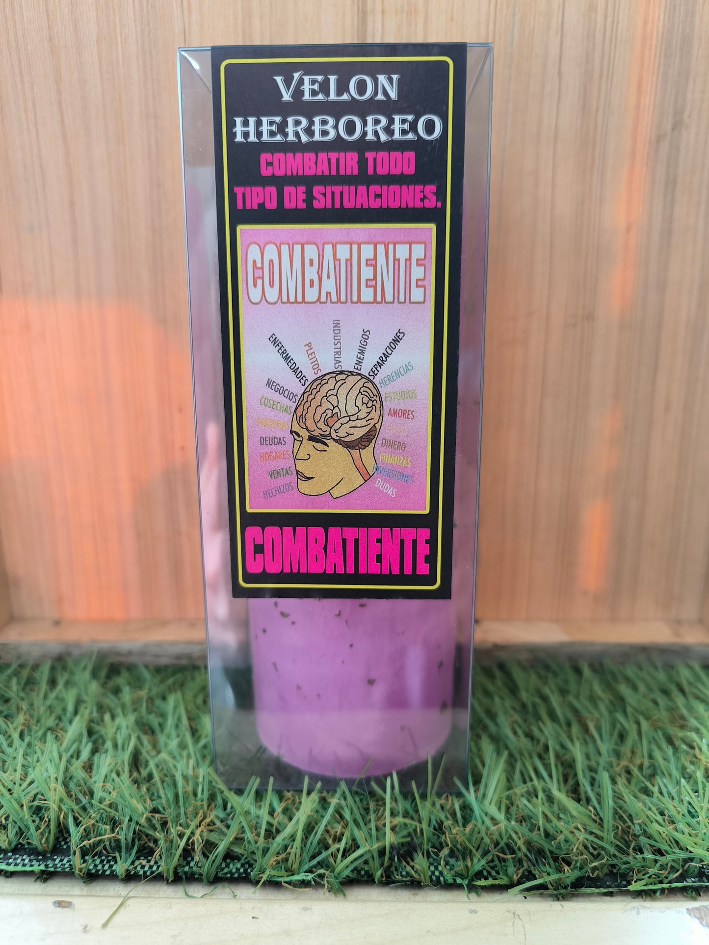 Velón Herbóreo Ritual Combatiente
