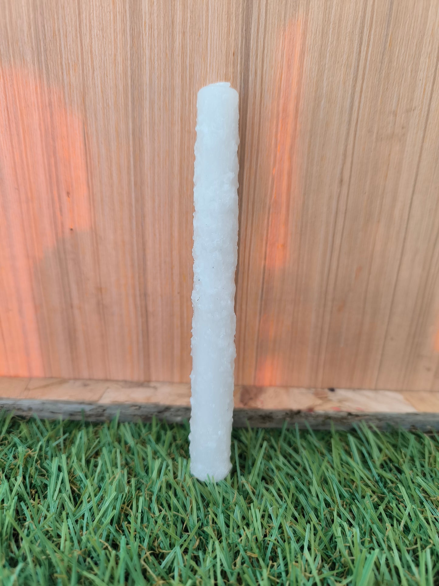 Vela Blanca Con Sal Y Ruda 11 Cm