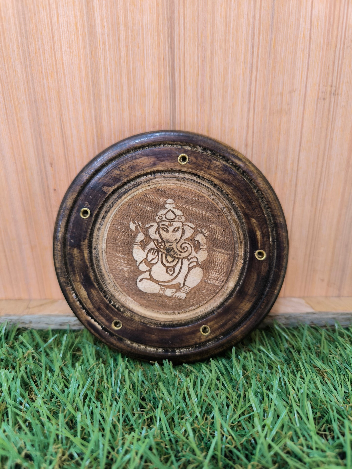 Porta Inciensos Redondo Ganesha