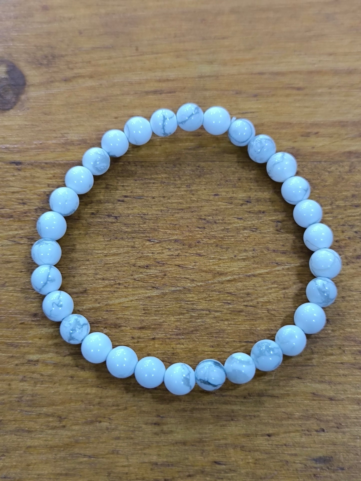 Pulsera Mineral De Howlita