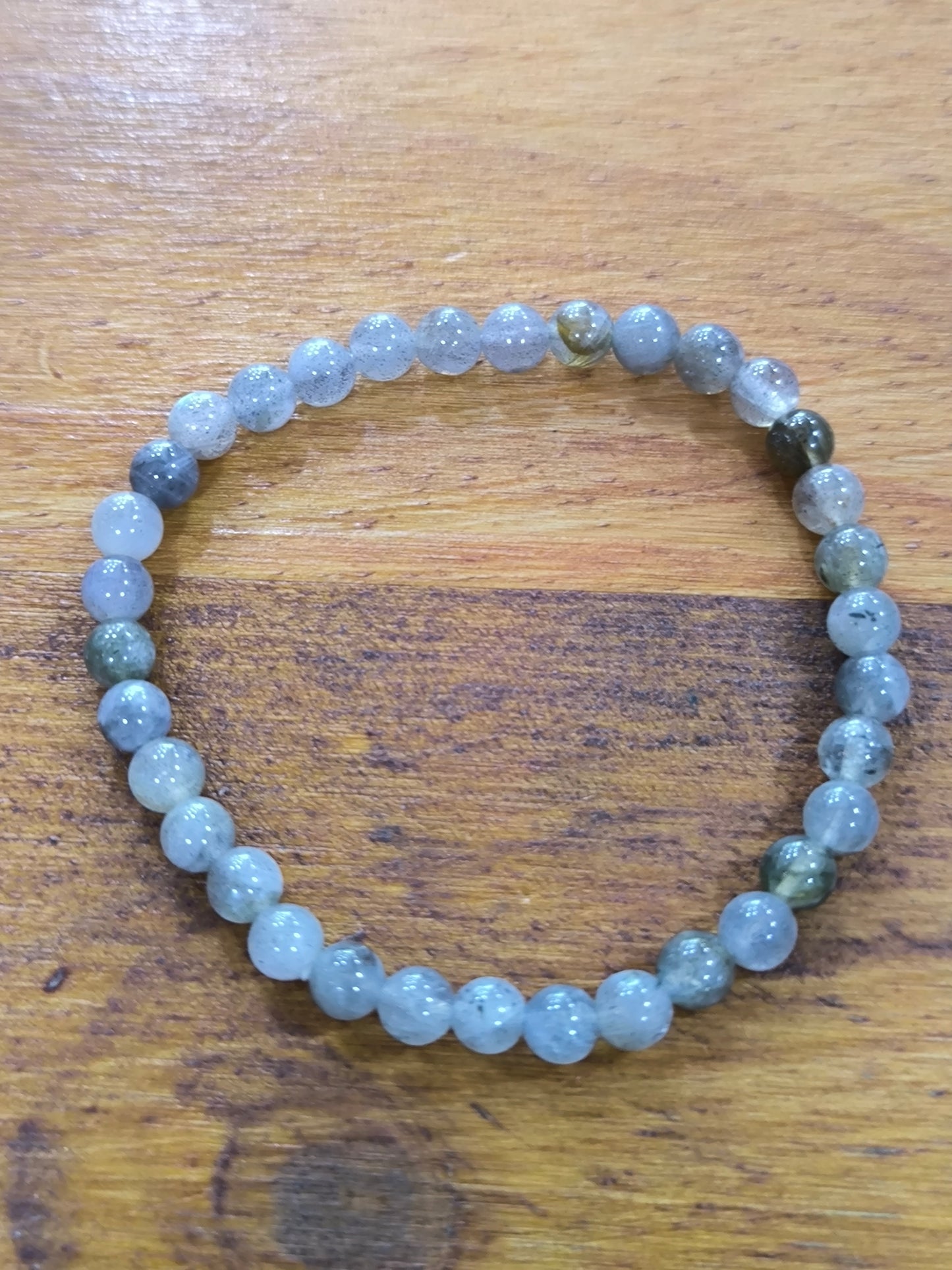 Pulsera Mineral De Labradorita