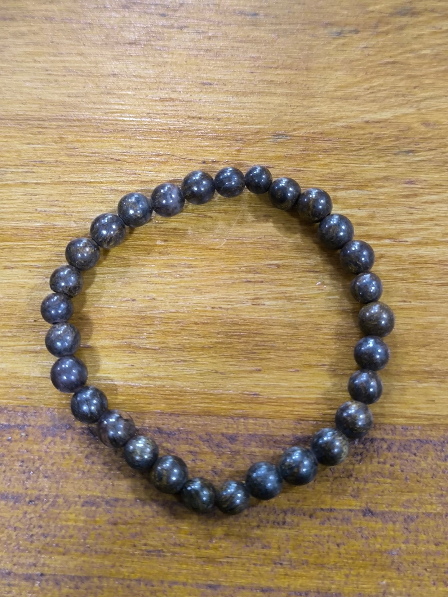 Pulsera Mineral De Broncita