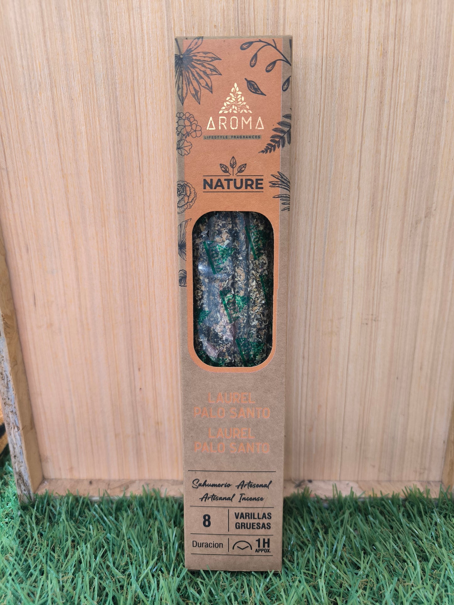 Incienso Orgánico De Palo Santo Y Laurel