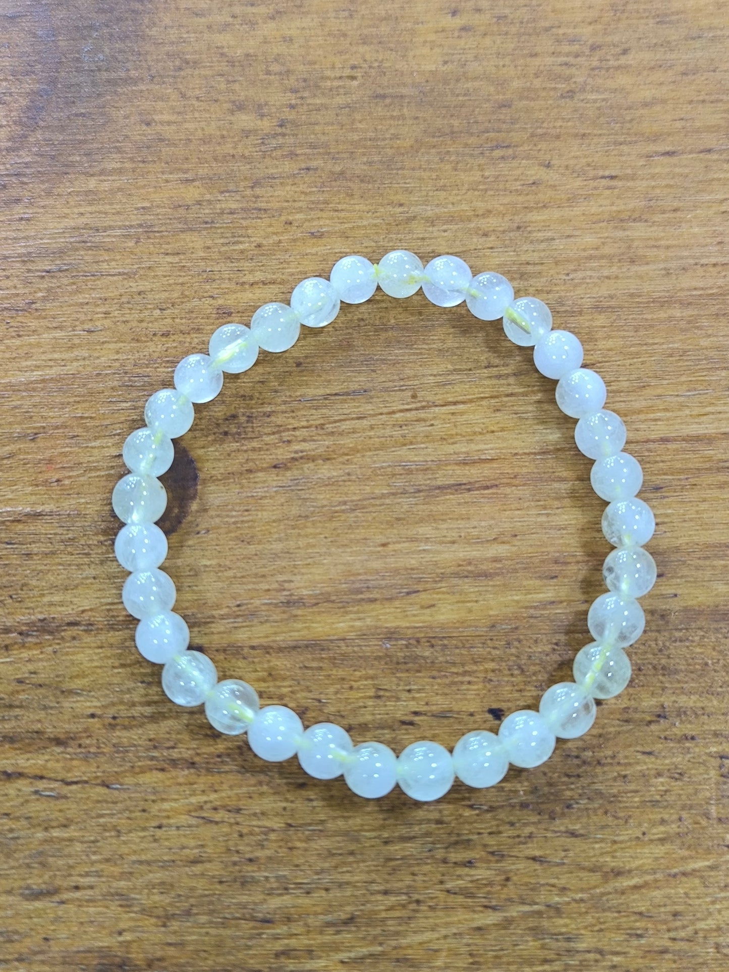 Pulsera Mineral De Cuarzo Limón