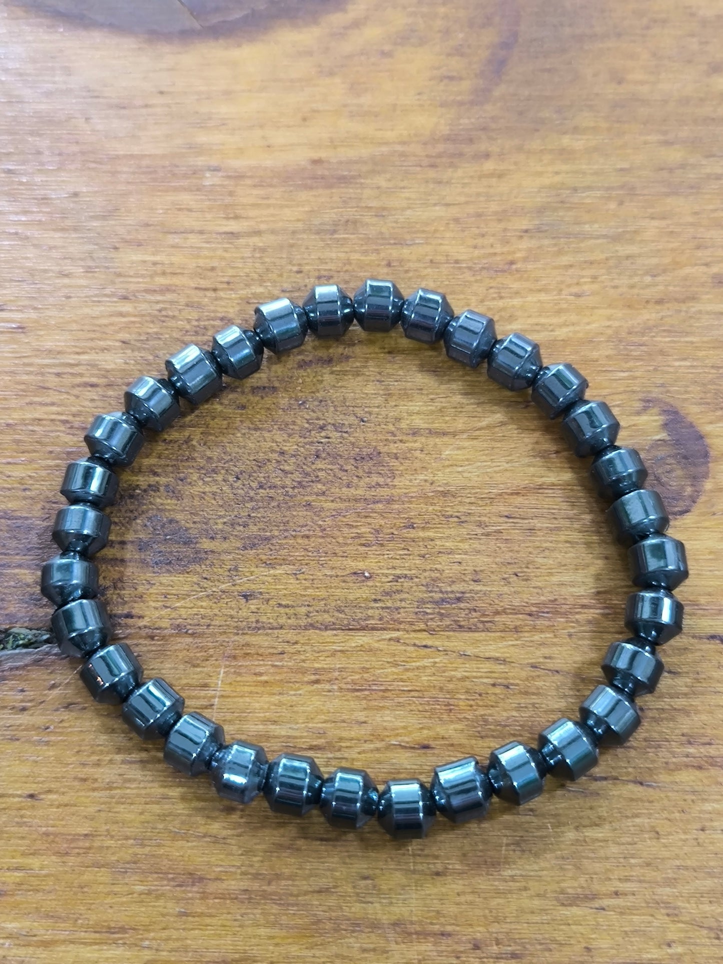 Pulsera Mineral De Hematite