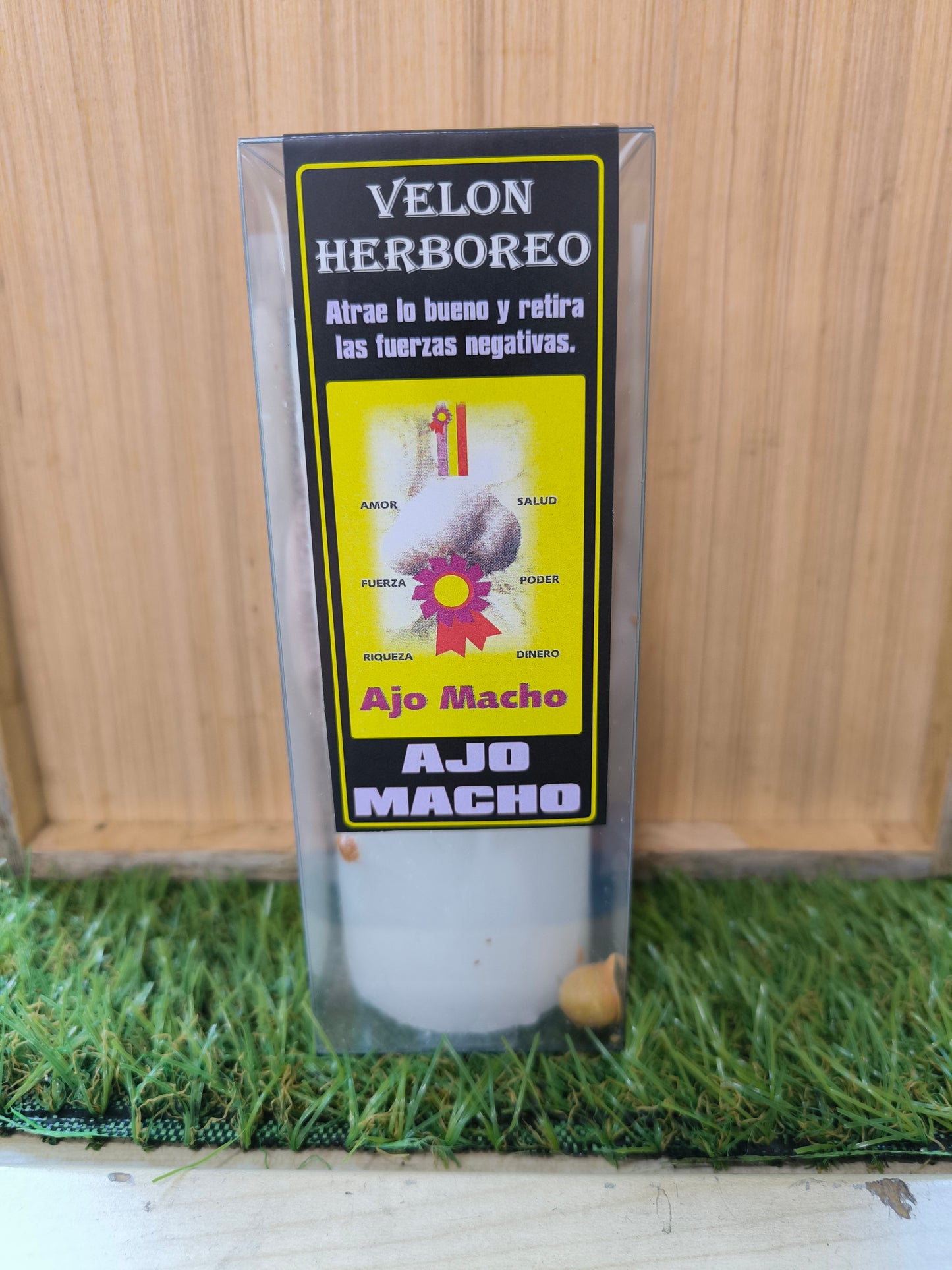 Velón Herbóreo Ritual Ajo Macho