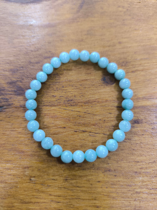 Pulsera Mineral De Amazonita