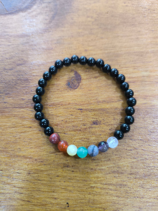 Pulsera Mineral Ónix/7 Chakras