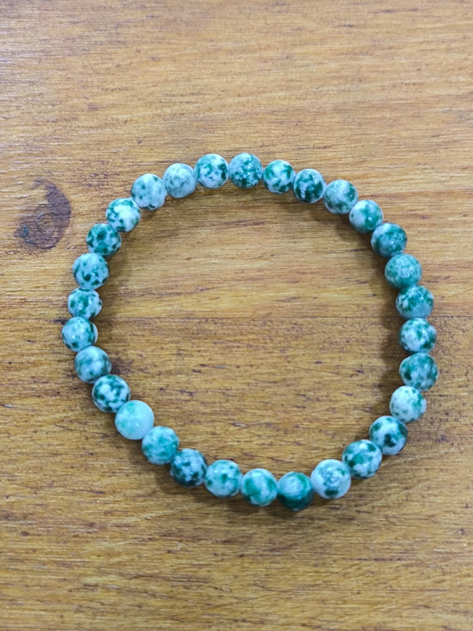 Pulsera Mineral De Ágata Árbol