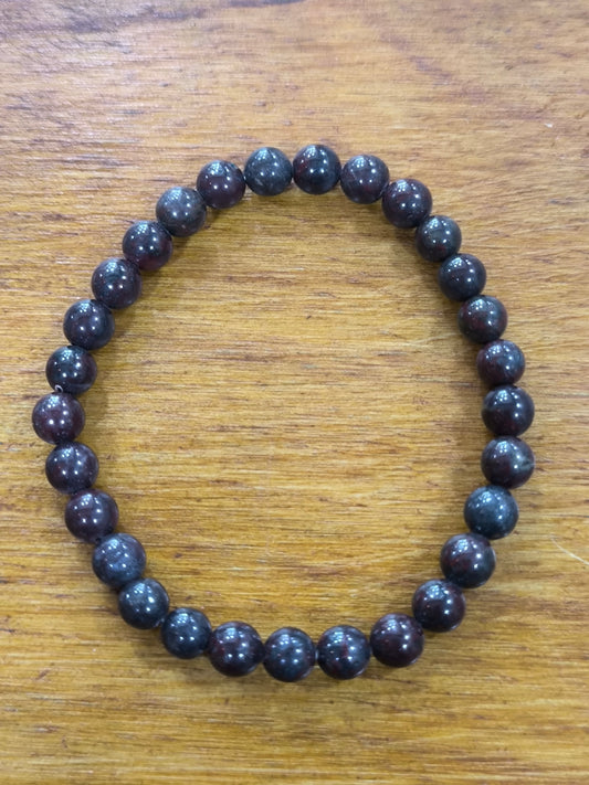 Pulsera Mineral De Jaspe Sardo