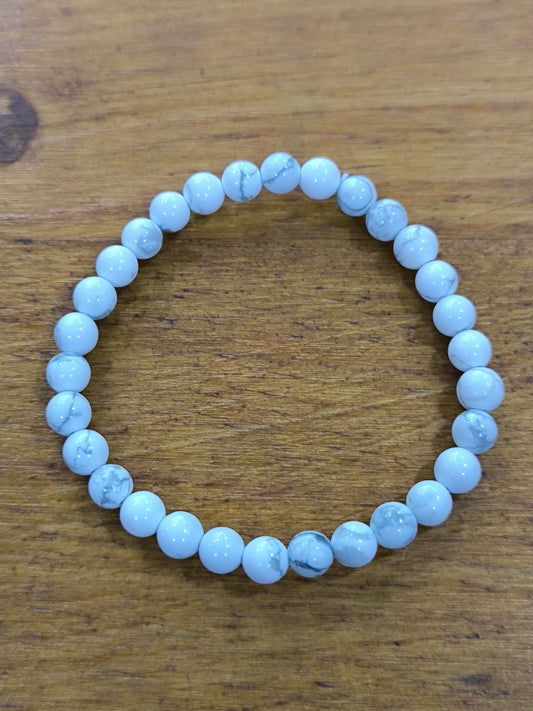 Pulsera Mineral De Howlita