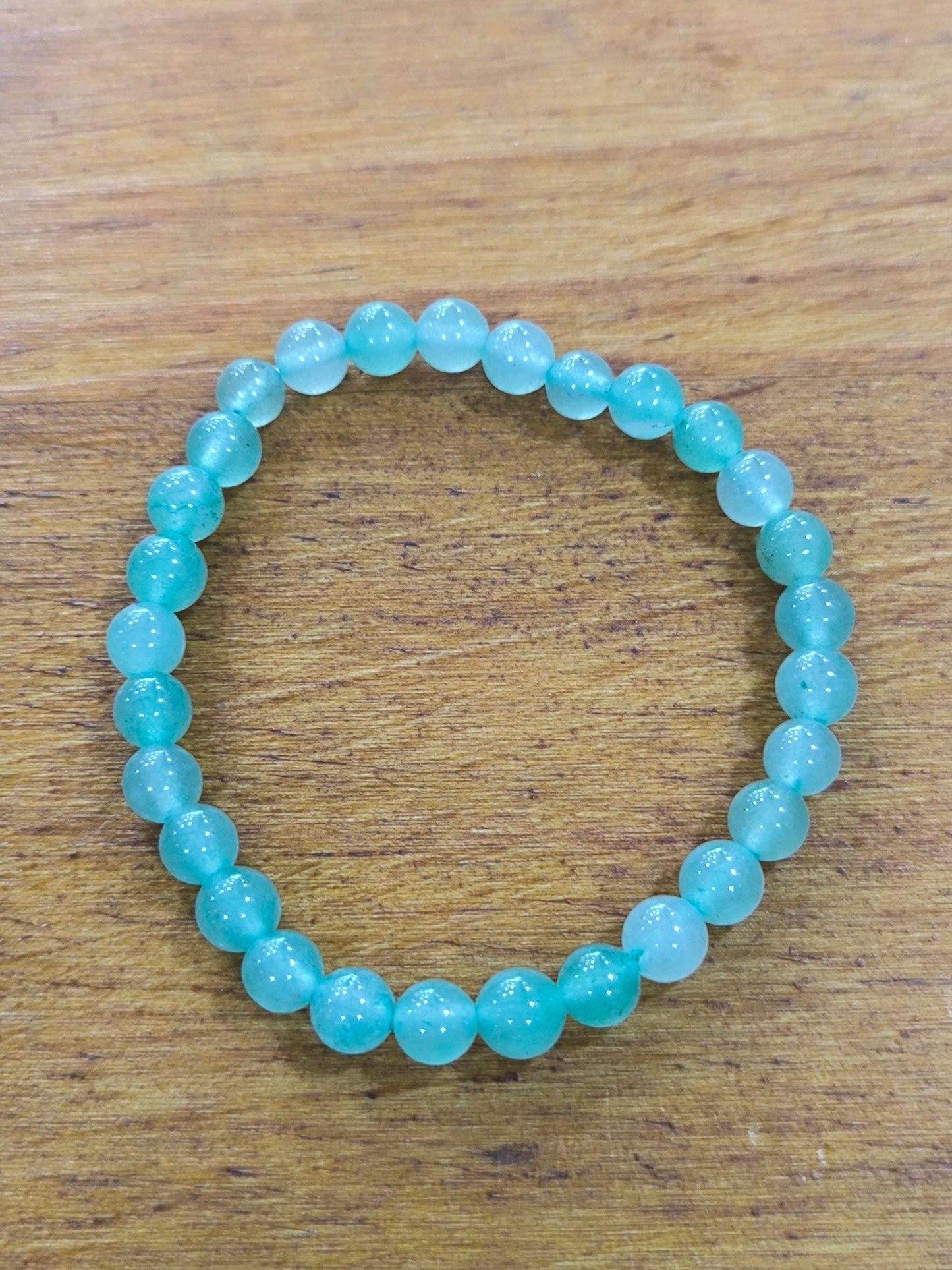 Pulsera Mineral De Aventurina Verde