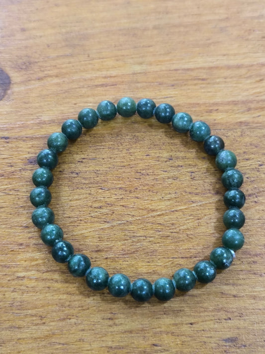 Pulsera Mineral De Jade Africano