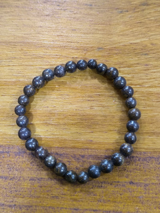 Pulsera Mineral De Broncita