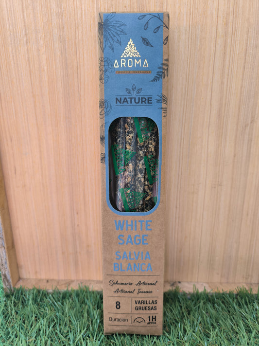 Incienso Orgánico De Salvia Blanca
