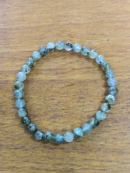 Pulsera Mineral De Prenhita