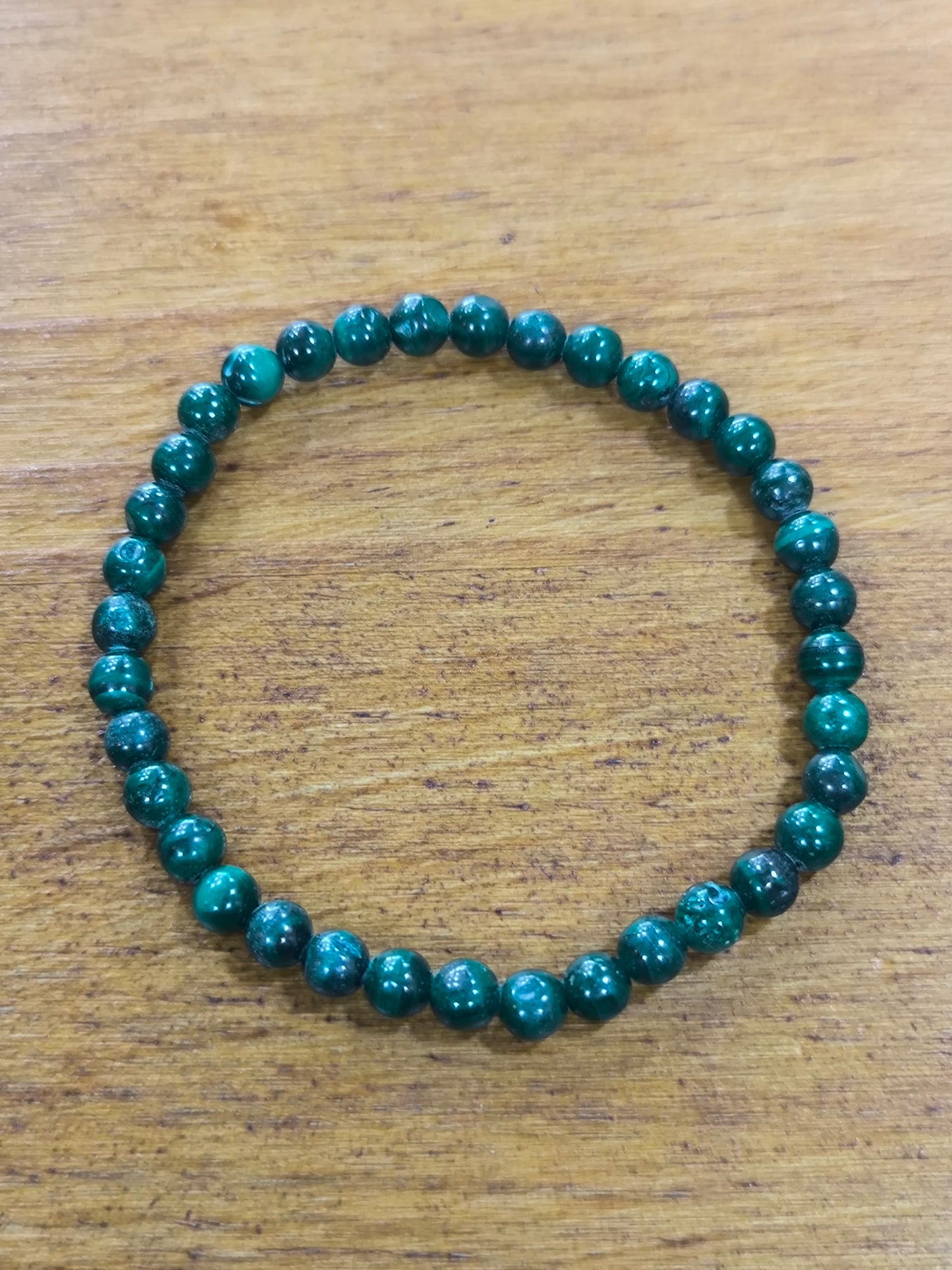Pulsera Mineral De Malaquita