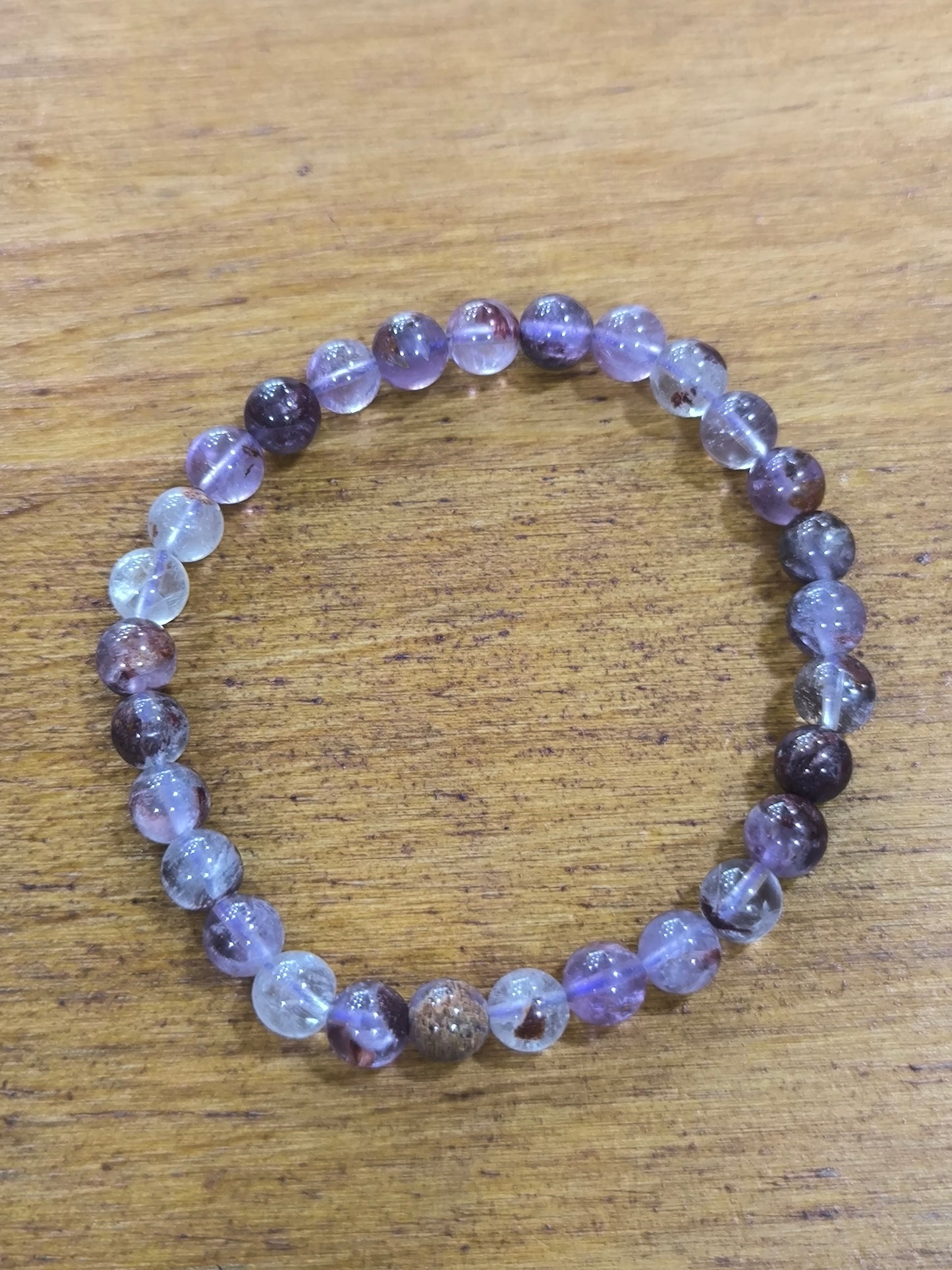 Pulsera Mineral De Super 7