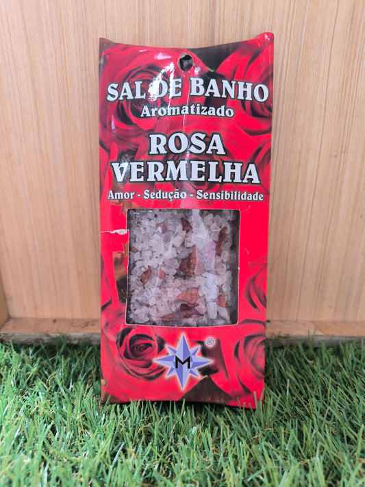 Sales Para Baño De Rosa Roja