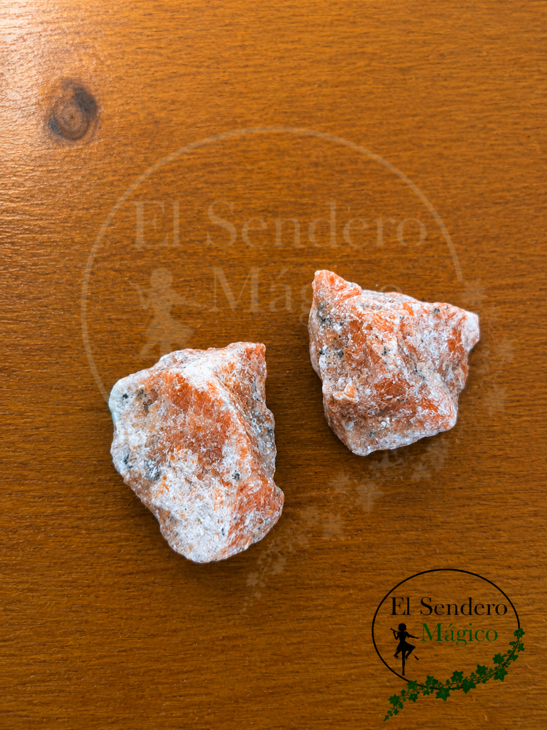 Mineral En Bruto De Calcita Naranja