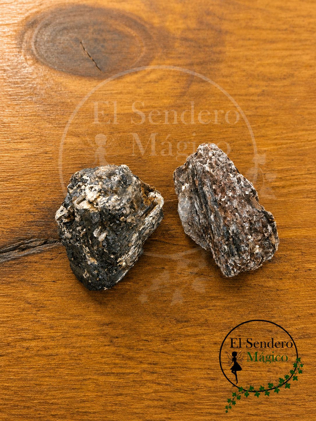 Mineral En Bruto Turmalina Con Mica
